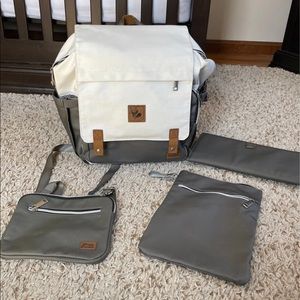Sleepy panda big diaper bag